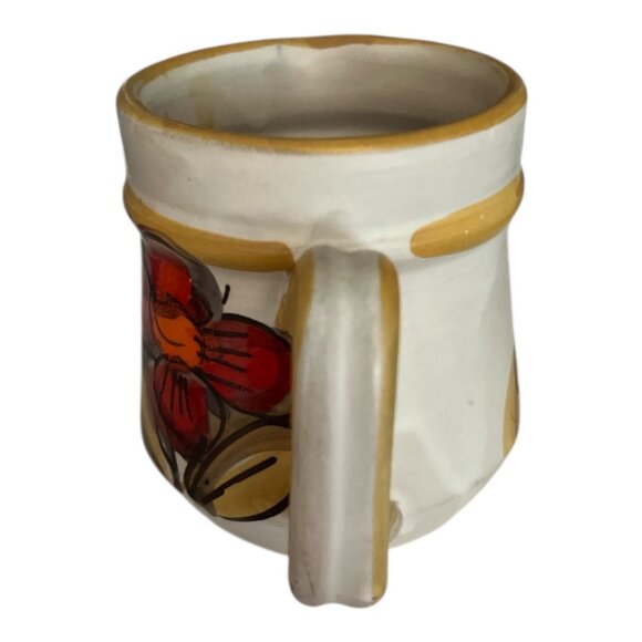 Vintage Italian Hand-Painted Ceramic Creamer – Marked “Italy 4B” – 3 x 2.5” - Picture 2 of 6